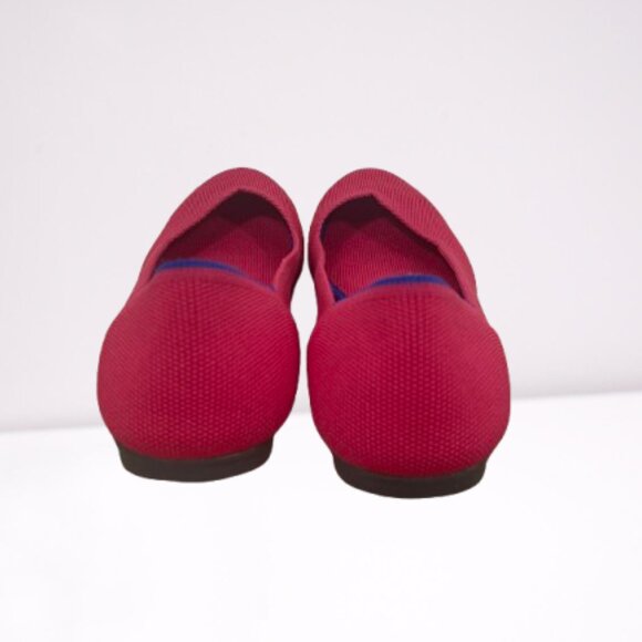 Rothy’s The Flat Round Toe Ballet Flats Size 9 Hot Pink Worn Twice - Picture 6 of 10